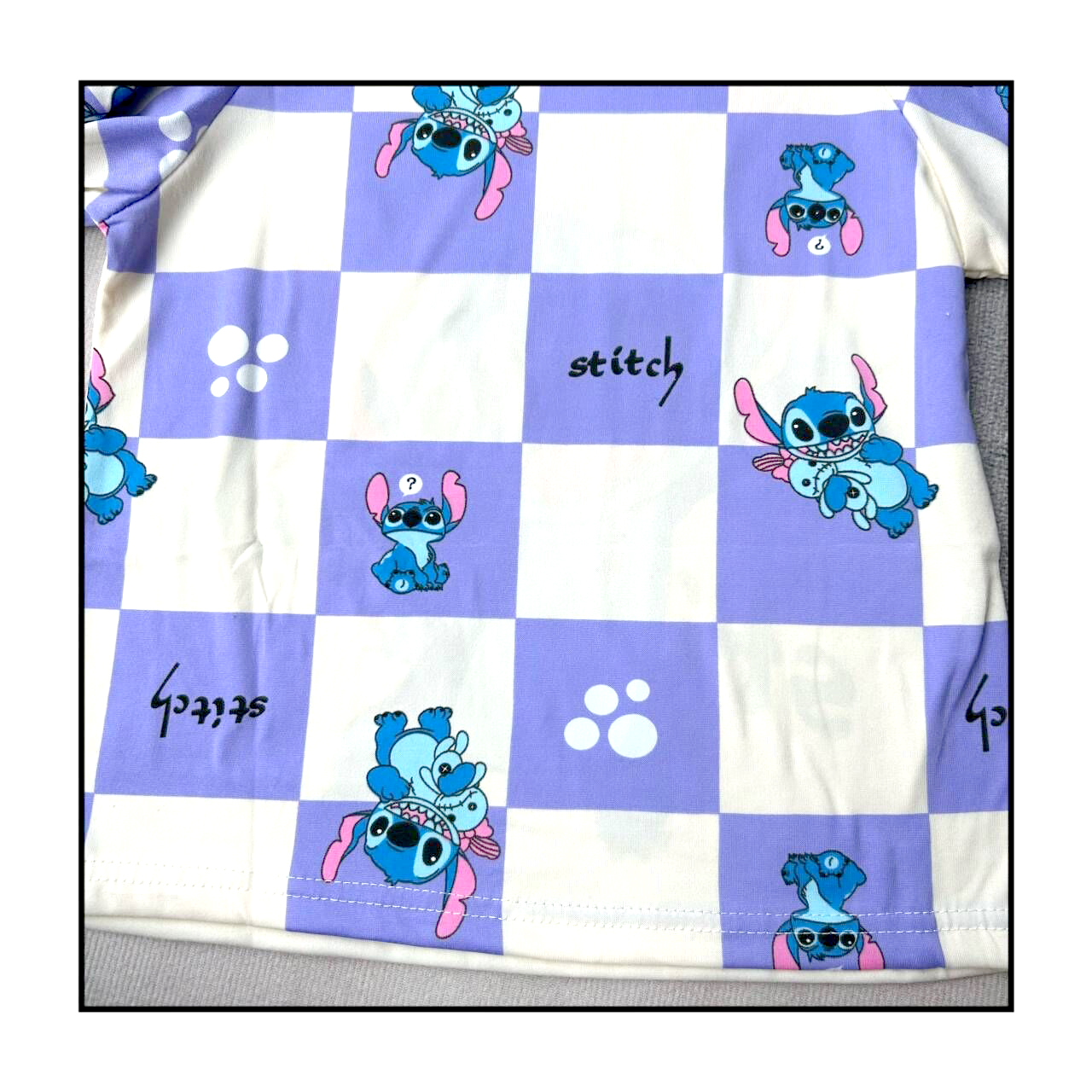 Nuova Primavera Autunno Set di abbigliamento per bambini Stitch Boy Sleepwear Pantaloni a maniche lunghe Vestiti Pigiami per bambini Set Pigiami per neonate