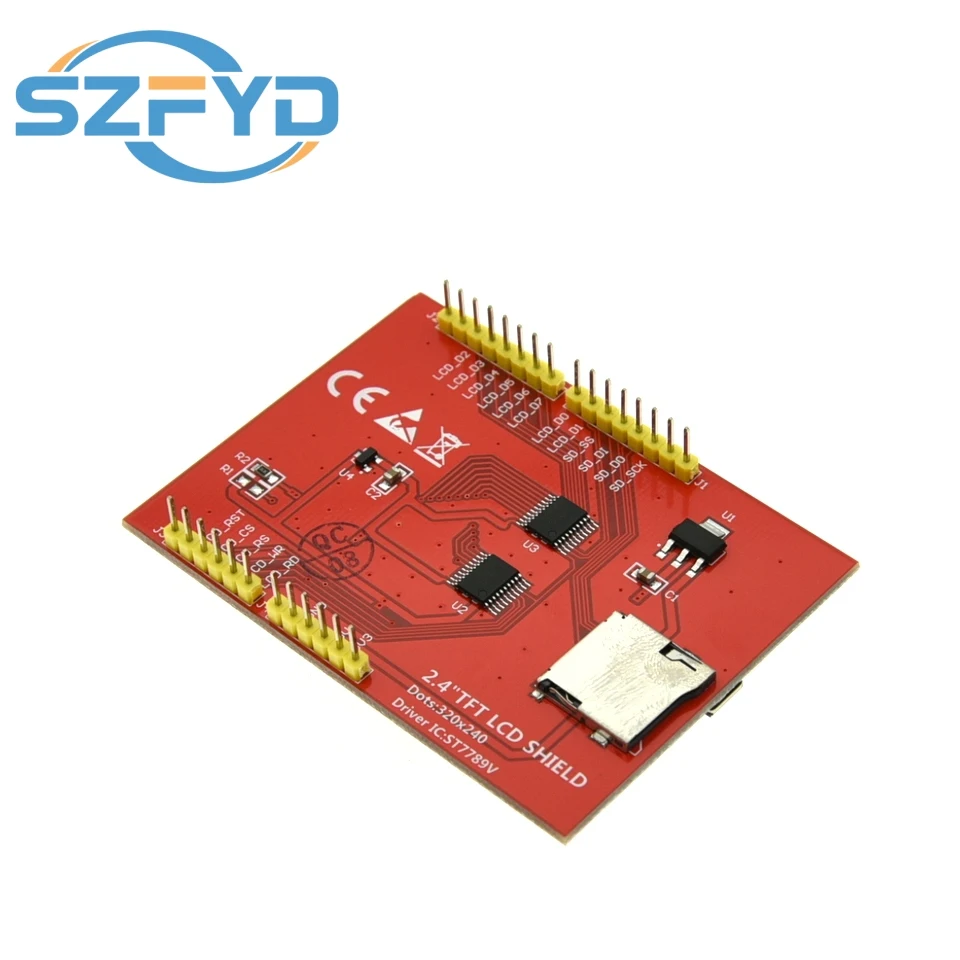 Módulo de tela de toque LCD TFT de 2,4 polegadas - Compatível com Arduino R3/Mega2560 - Placa de exibição com toque