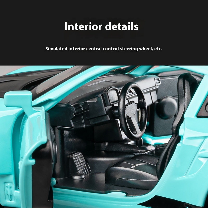 1:32 Schaal Gt3 Rs Legering Automodel W/Retro Pull-Back Actie, Droomspeelgoed Van Raceliefhebbers, Perfect Voor Kinderen En Verzamelaars