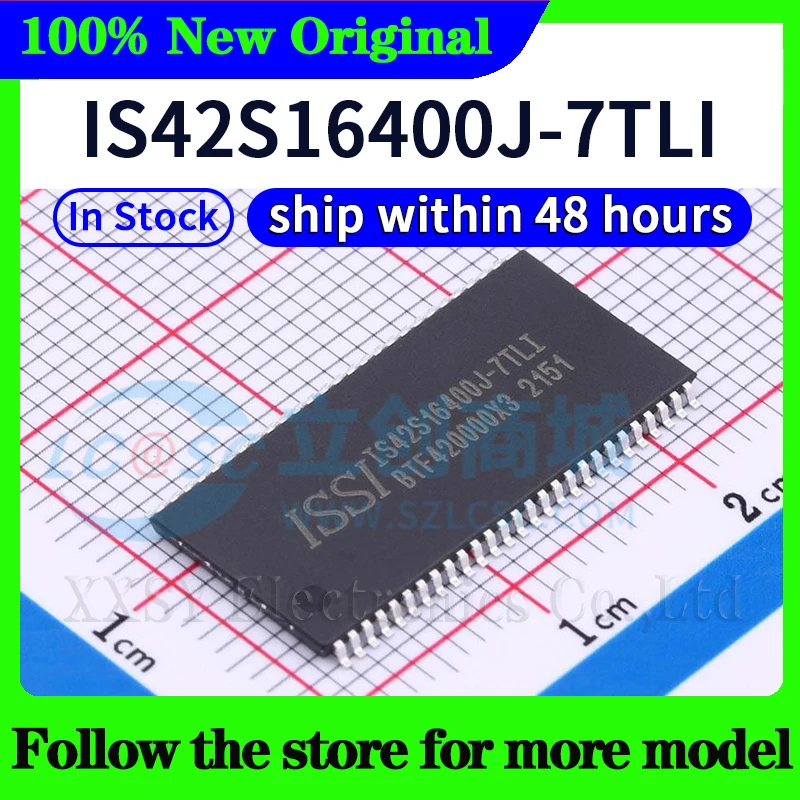 IS42S16400J-6TLI IS42S16400J-7TLI IS42S16400A-7T IS42S16400B-7TL IS42S16400F-6TLI IS42S16400F-7TLI Nuovo di alta qualità