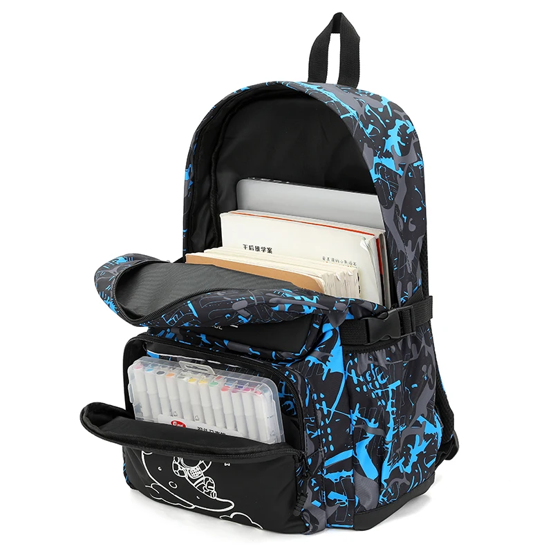 Night Fluorescent Student Schoolbag Spaceman Children School Bags For Boys Waterproof Kids Backpack School Backpack Book Bag