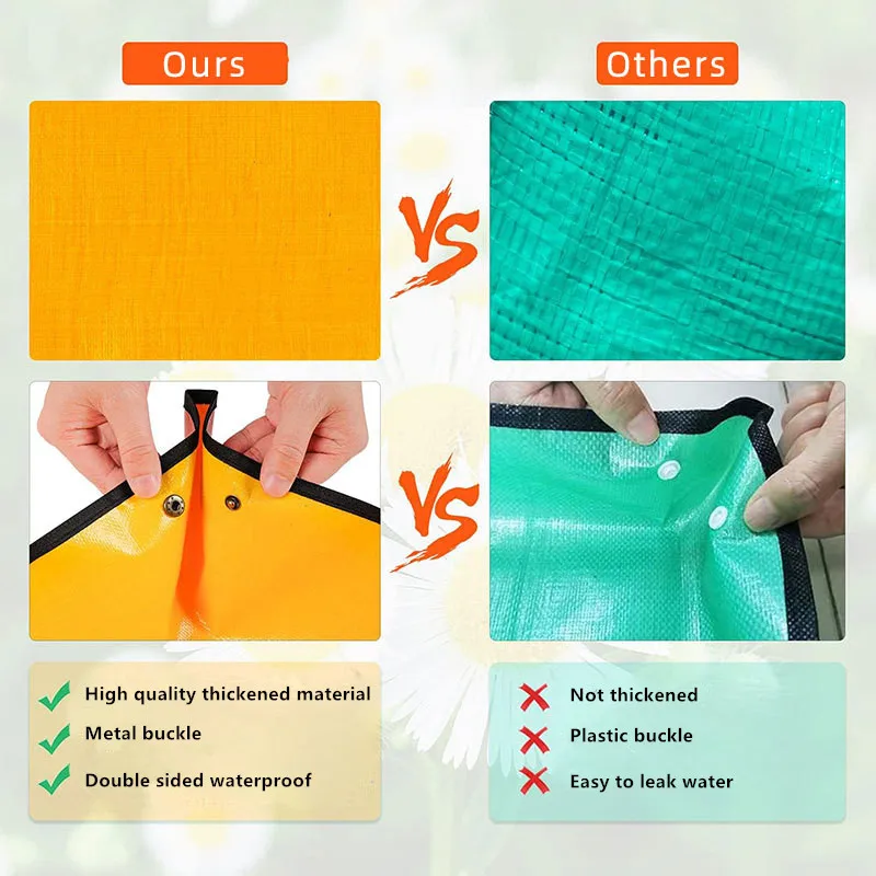 Estera para repottar plantas, macetas impermeables, almohadilla para trasplante, Control del suelo, estera plegable para macetas suculentas, bandeja de jardinería