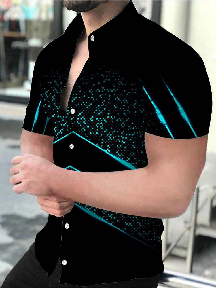 Camisa de lujo con estampado 3d de búho para hombre y mujer, blusa de gran tamaño a la moda, camisa con solapa para hombre, Camisas de playa, ropa de negocios