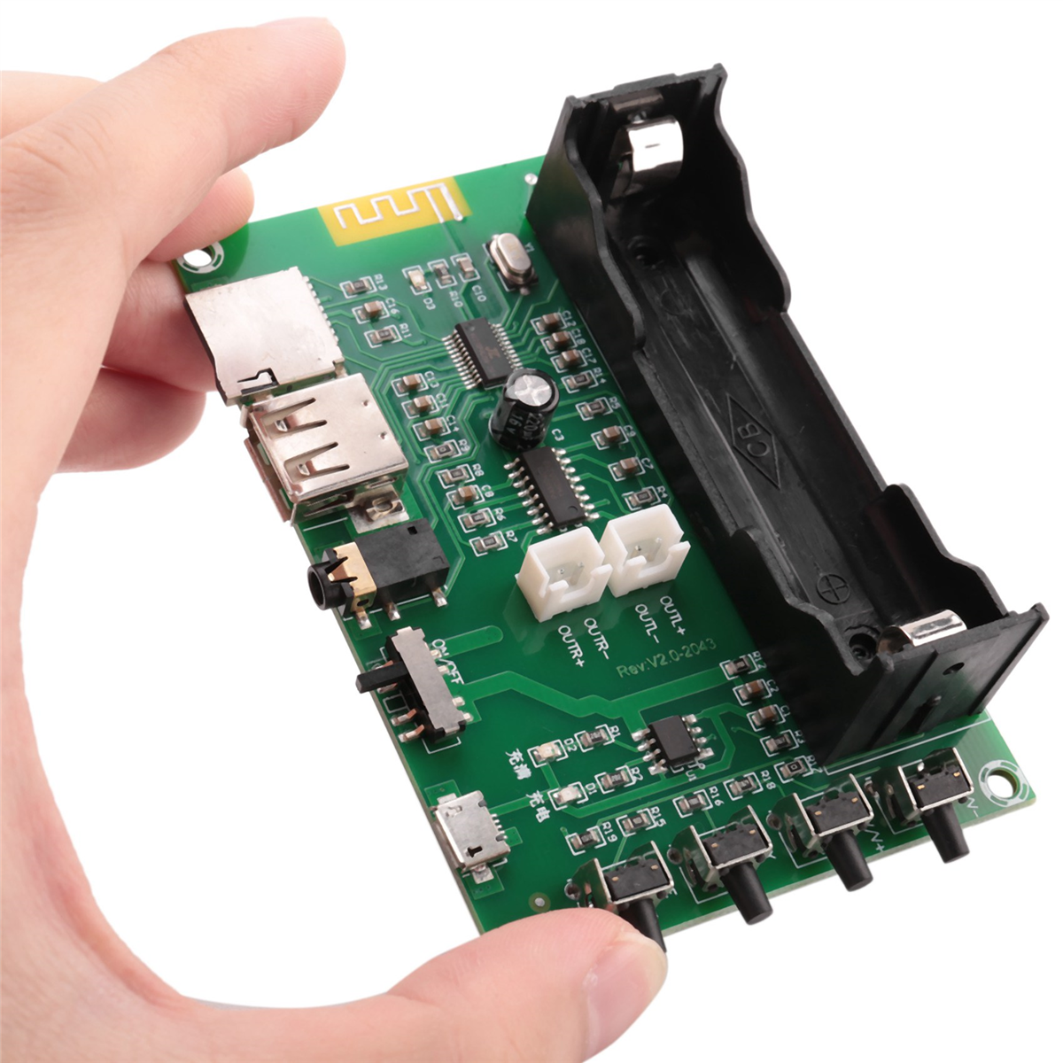 Power Amplifier Board XH-A150 Lithium Battery Bluetooth Digital 10W Power DIY Small Speaker Rechargeable
