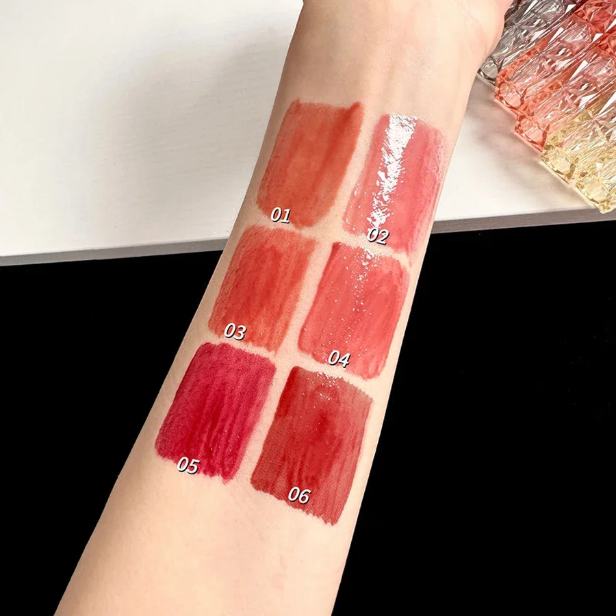 Lucidalabbra a specchio Lucidalabbra Rossetto liquido idratante per labbra Lucidalabbra schiarente e non sbiadito a lunga durata