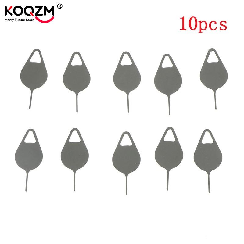 10 stücke Sim Karte Tray Entfernung Eject Pin Tool Edelstahl Nadel für Smart Handys Smartphone