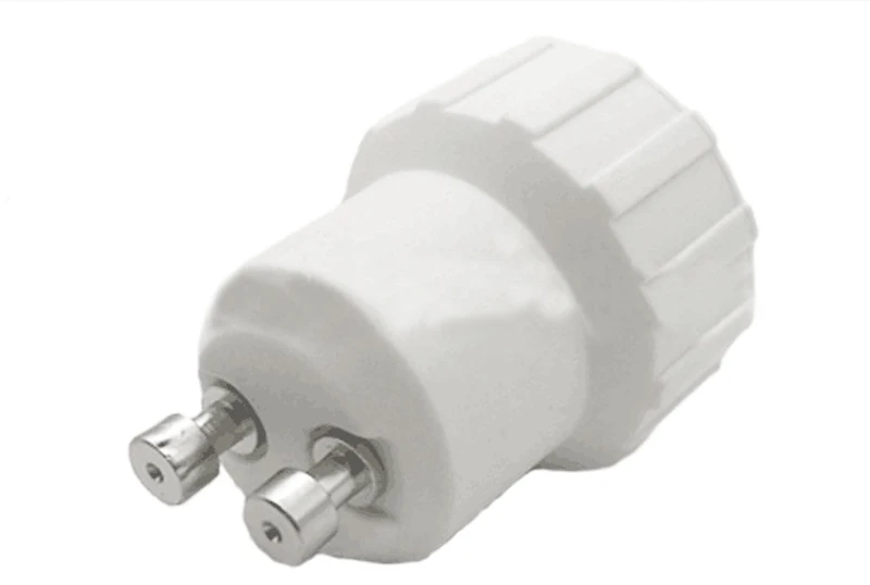 2pcs GU10 to Gu10 Gu10-Gu10 CFL LED Spotlight Socket Extender Lamp Bub Base Holder Converter Adapter