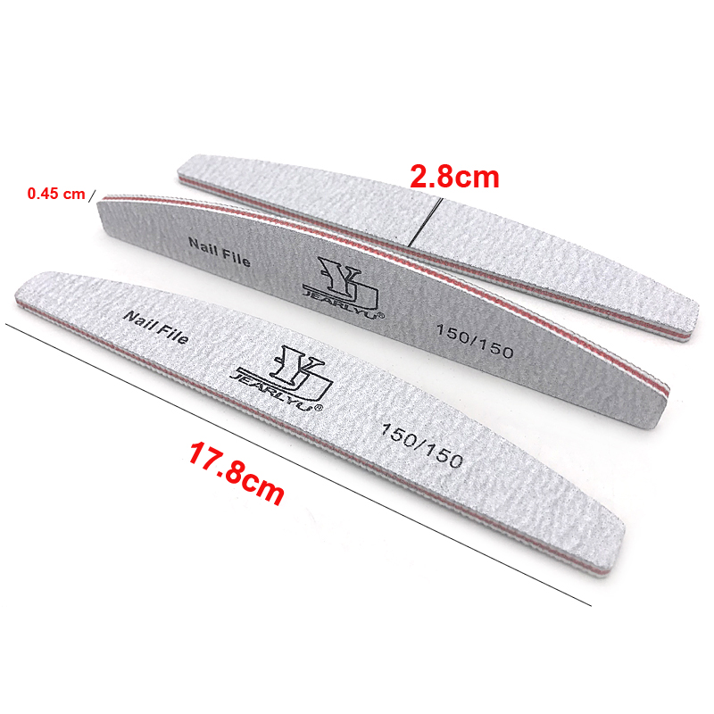 5/25Pcs/Lot Nail File Mix Color 80/100/150/180/240 Grit Professional Sandpaper Cuticle Remover Buffer Files Manicure Tool Set