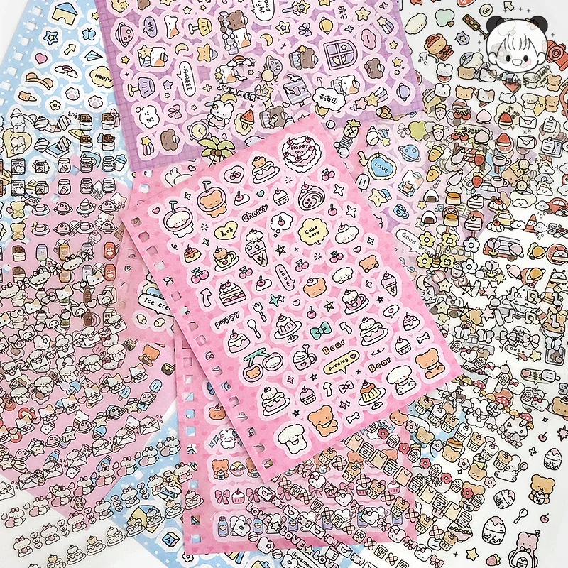 かわいい Kpop 装飾ステッカーブック和紙ジャーナル DIY 材料装飾かわいいステッカースクラップブッキング Ins 文房具