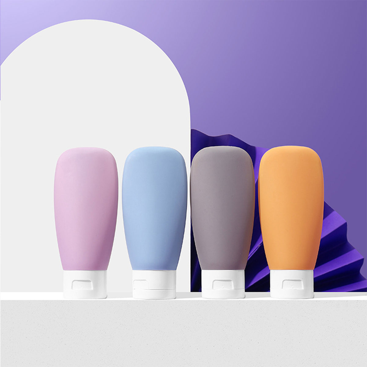 Morandi tubo squeeze garrafa portátil dispensador de cuidados com a pele garrafa de água loção creme para as mãos lavagem corporal conjunto de viagem preenchimento vazio zwq