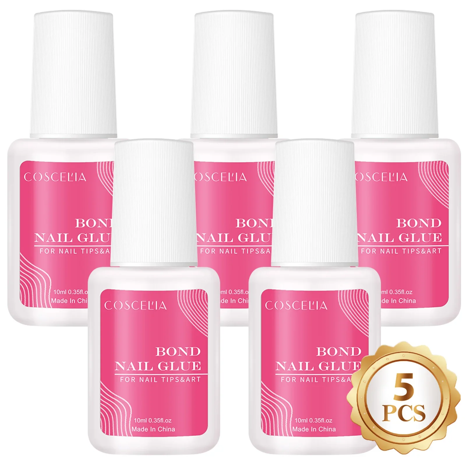 COSCELIA 10G pegamento para uñas puntas de uñas postizas pegamento herramientas para uñas de Color transparente