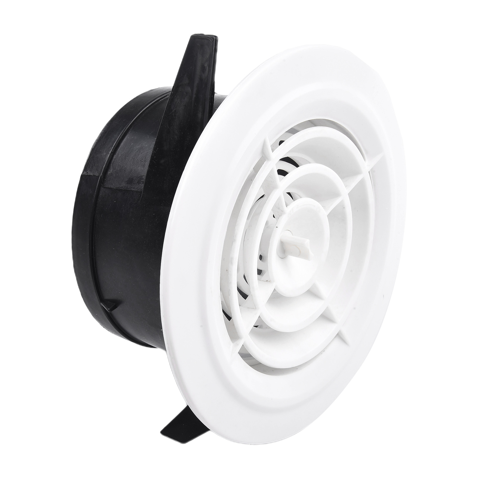 Grade redonda de ventilação de ar, tampa de saída ajustável, duto de ventilação, grelhas de ventilação 75/100/125/150mm