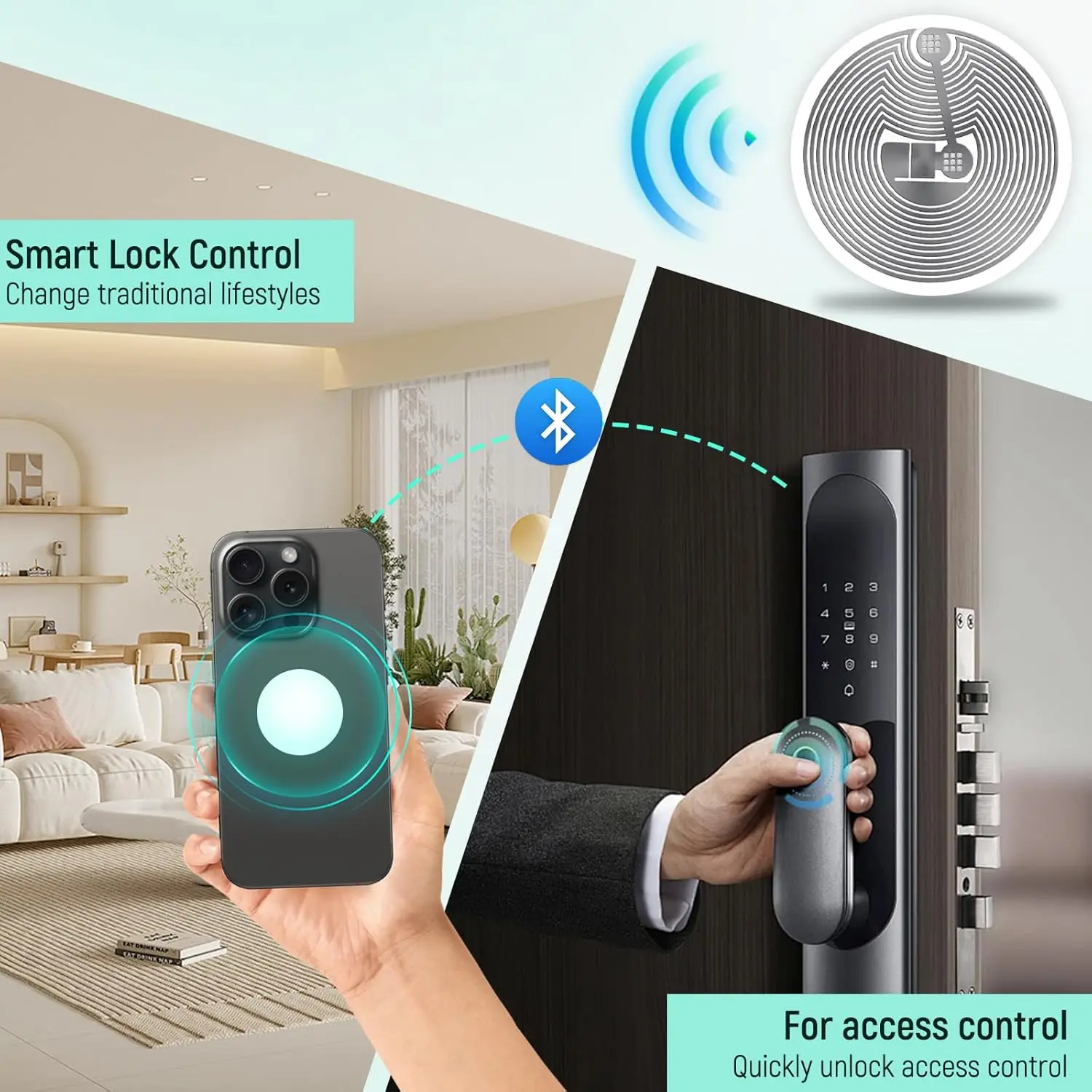 50 Uds F08 MIFARE etiquetas clásicas 1K pegatinas RFID etiquetas NFC, Smart Mifafre ISO 14443A 13,56 MHz Mifare 1K MF1 autoadhesivas
