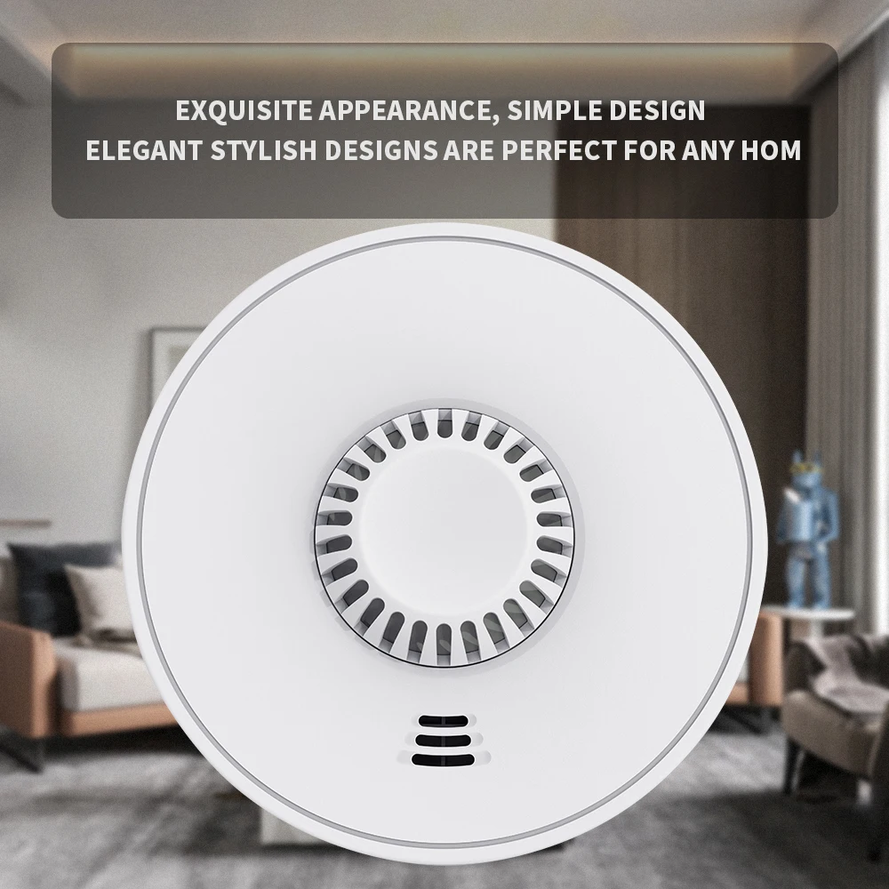 V-COME allarme termico autonomo con batteria al litio sigillata da 10 anni, rilevatore di calore da cucina con grande pulsante di prova e silenzio, BS 5446-2 VH01