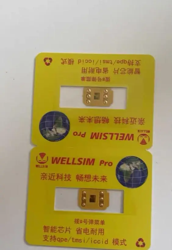 Wellsim Pro V4.1 com modo QPE MEP Way para iPhone6 a 17promax