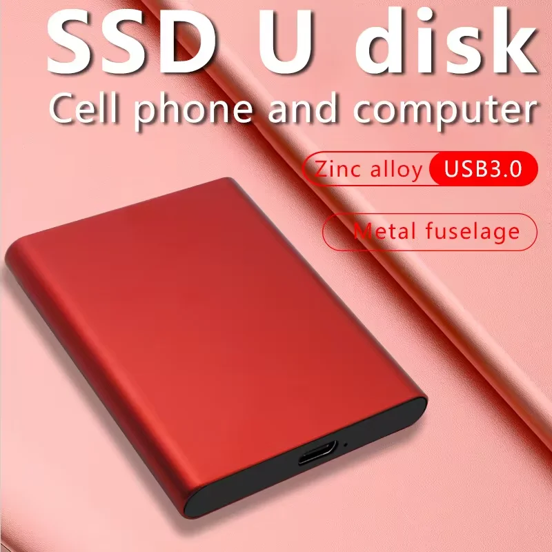 Original Lenovo Portable 2TB SSD 16TB External Hard Drive Type-C USB 3.0 High Speed 8TB External Storage Hard Disks For Laptops