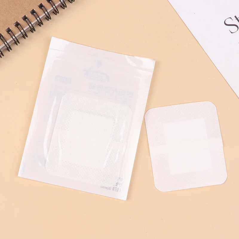 20 pçs à prova dwaterproof água band-aid ferida curativo médico transparente fita estéril para natação banho cuidados com feridas proteger primeiros socorros
