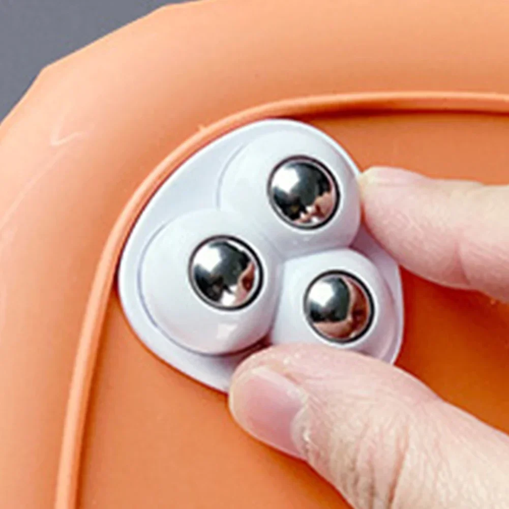 8pcs Paste Universal Wheel No Noise Self Adhesive Universal Pulley Rotating Wheels for Trash Can Bottom Kitchen Small Appliances