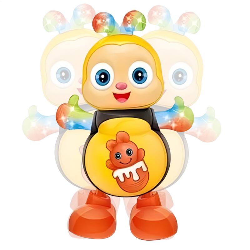 Dancing Bee Vocal ของเล่นการ์ตูนสัตว์เลี้ยงไฟฟ้าเพลงของเล่นเสียงแสงแฟลชร้องเพลงเต้นรําสําหรับเด็ก Interactive ของเล่นเพื่อการศึกษา