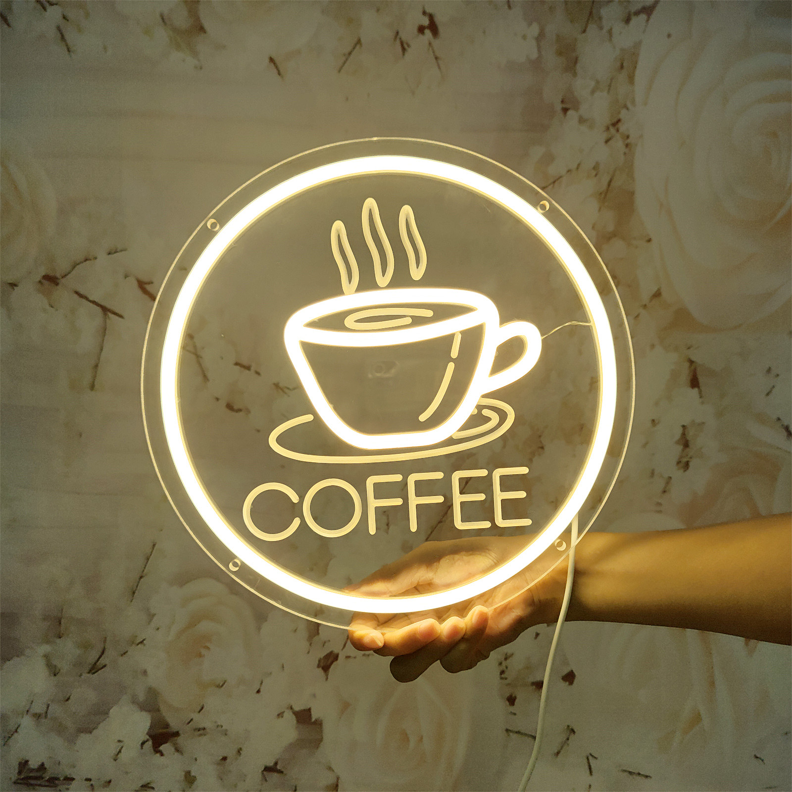 Coffee Neon Sign Neon Coffee Light Shops Restaurant Hotel Wall Window Decorate Signs Usb Cafe Lamp