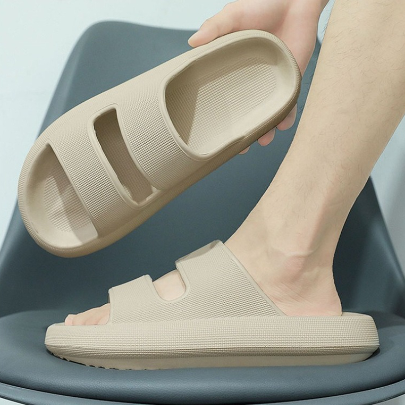 Модные повседневные пляжные сандалии, модные летние мужские тапочки больших размеров для пар, Новое поступление, мужские тапочки на подошве из ЭВА