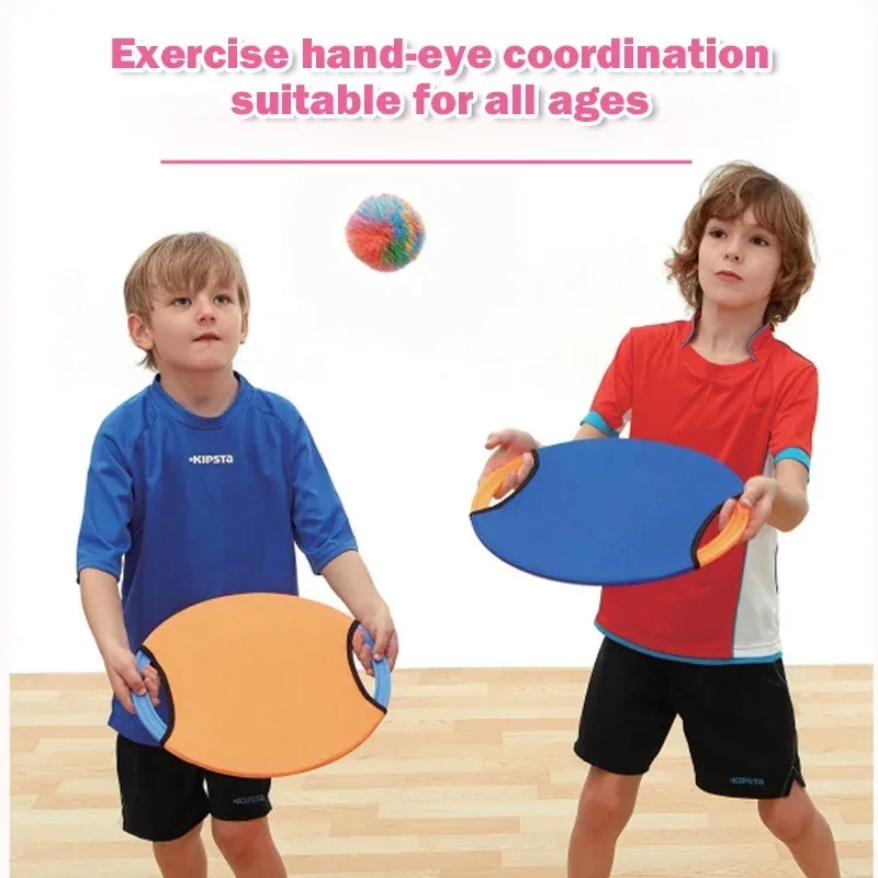 Outdoor Ball-catching Toys for Children Adults, Interactive and Cooperative Games, Elastic Disc Sports Toys Parent-child Parties