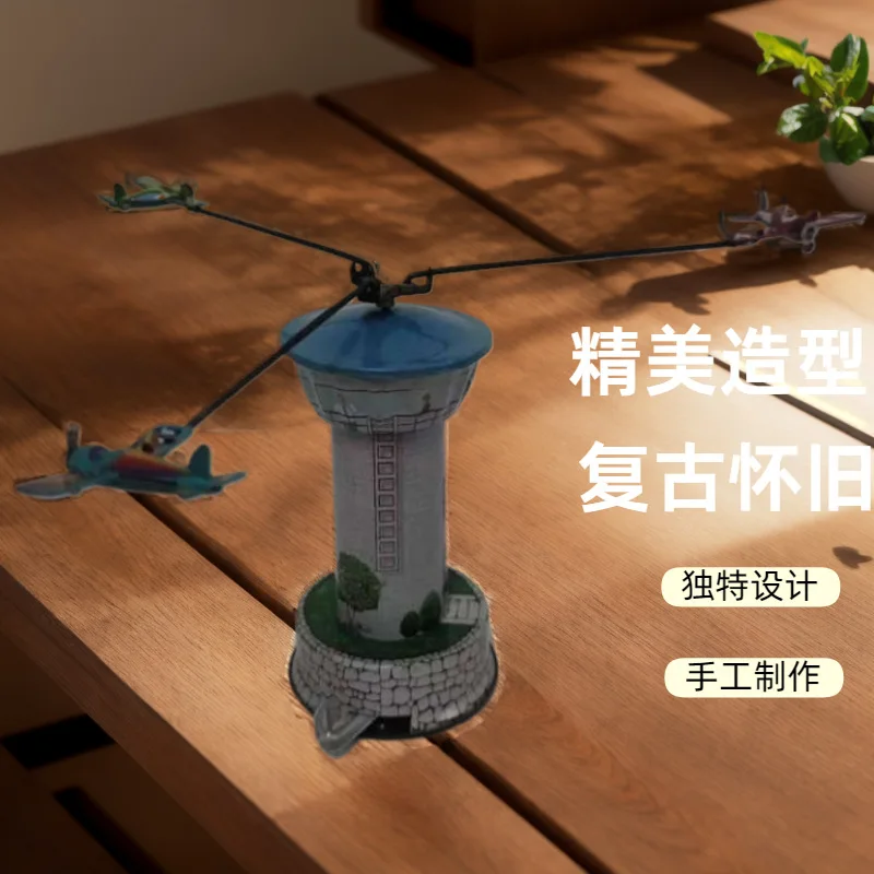MM265 回転平面レトロノスタルジックなテーマパーソナライズされた装飾クリエイティブギフト錫工芸品