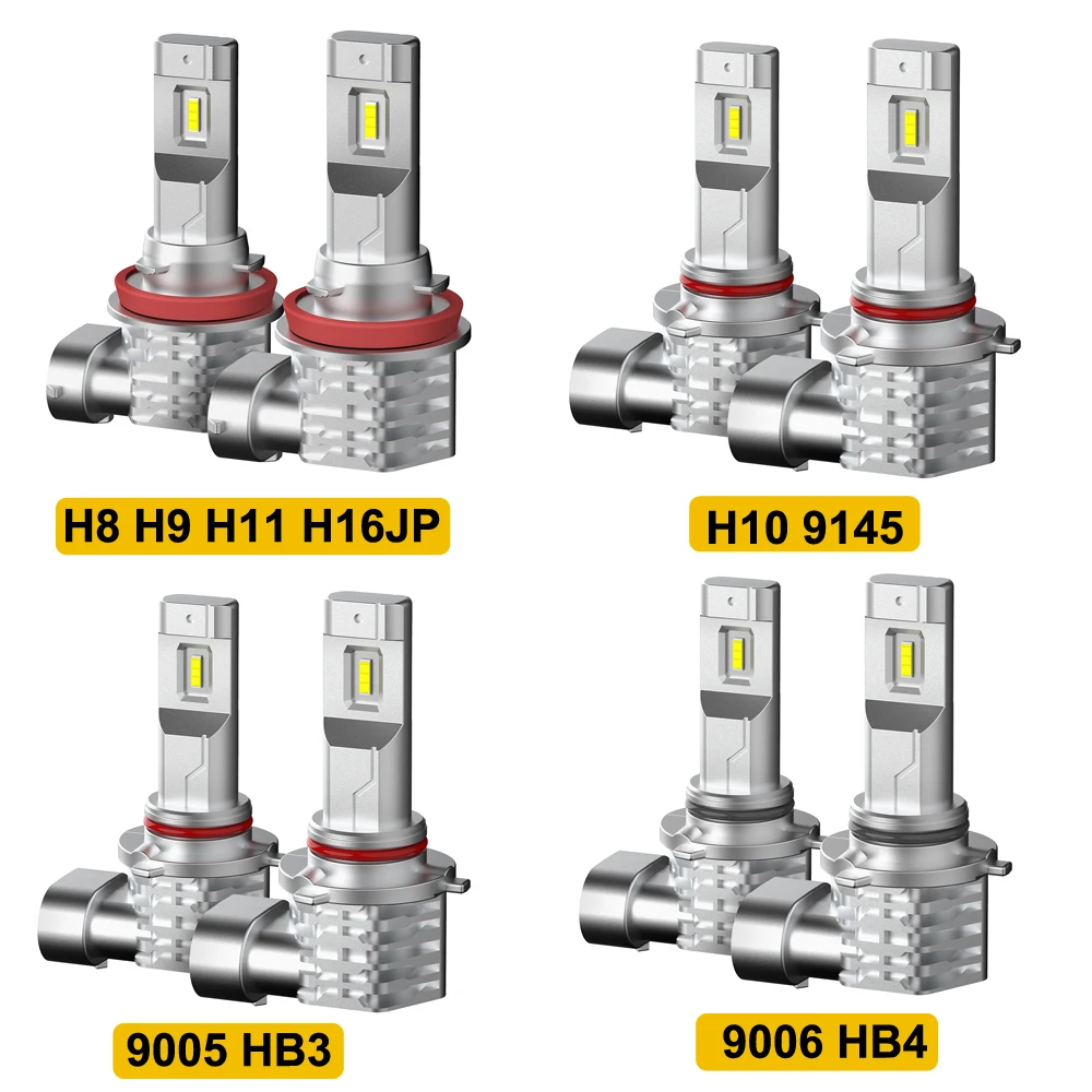 AUXITO 2x2000LM H8 H11 H16JP H10 หลอดไฟ LED หมอกไฟ Canbus ไม่มีข้อผิดพลาด 6500K สีขาว 3000K Golden DRL Daytime Running รถ 12V