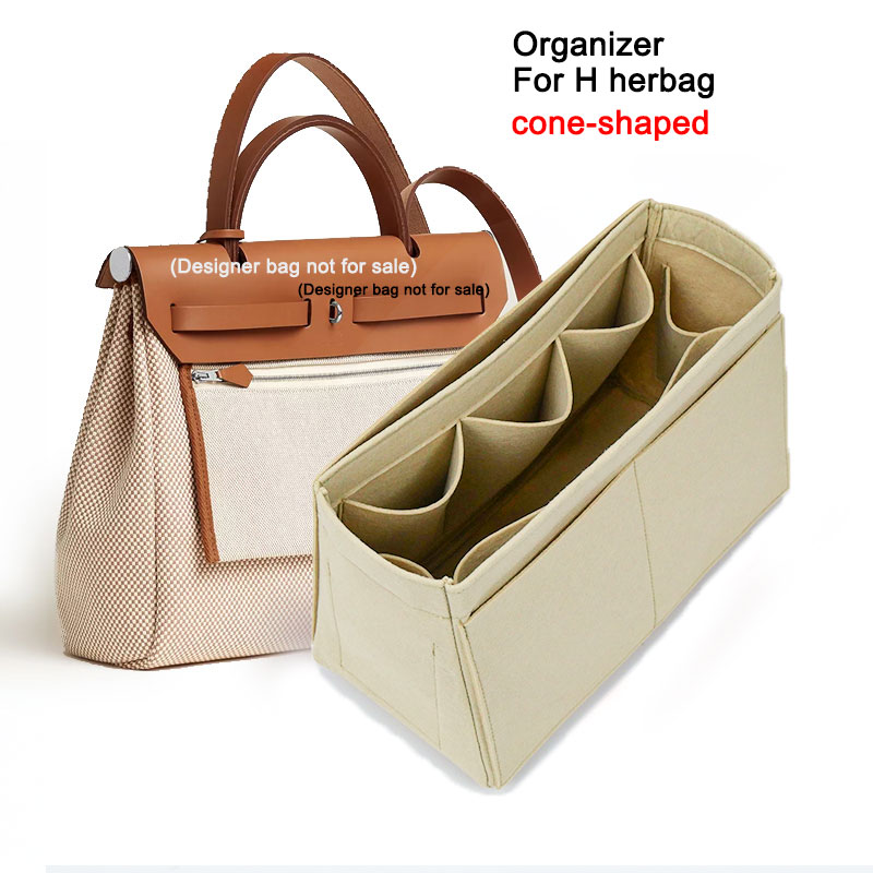 Цветной органайзер на заказ для H Herbag PM 31 мм 39, сумки-вставки, органайзер для макияжа, женская сумка-тоут, косметическая подкладка Keep Shaper