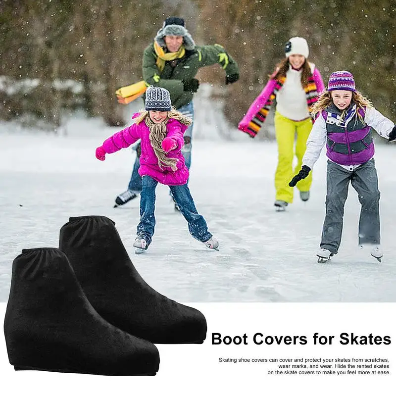 Patines de hielo artísticos, cubiertas protectoras para botas, chanclos, botas para patines, rendimiento listo para patinaje artístico
