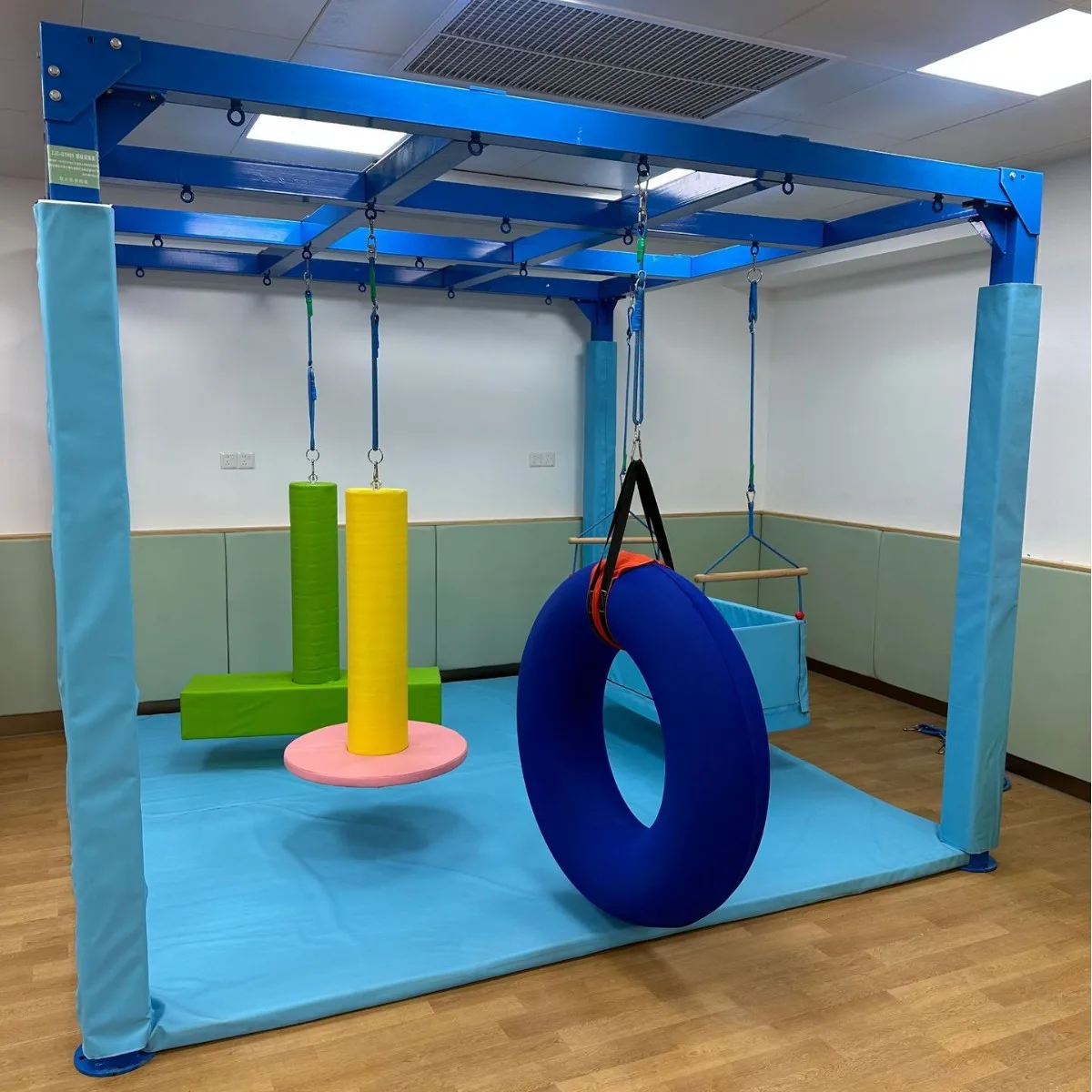 Kindergarten indoor sensory integration training equipment Suspension swing equipment Rectangular swing
