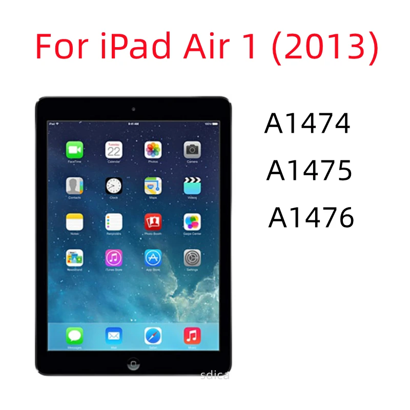 Vidrio Templado 9H para iPad Air 1 2013 A1474 A1475 A1476 Protector de pantalla de tableta Air 2 2014 A1566 A1567 película transparente HD de 9,7 pulgadas