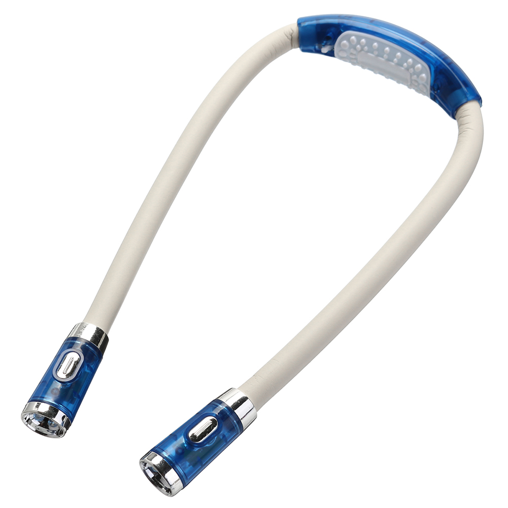 ABS LED Flexible Handsfree Hug Neck Reading Book Light Lamp Torch Flashlight Multifunctional Rechargeable Work Lamp