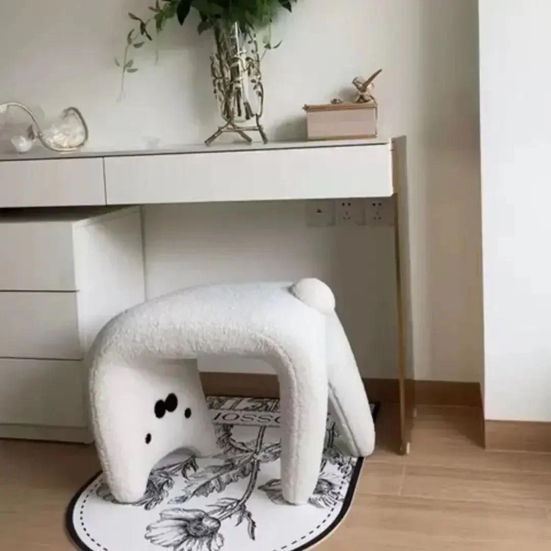 Hot Fairy Must Choose, Liquid Cat, Household, Shoe Change, Animal, Lamb Wool, Makeup, Porch Stool Chair