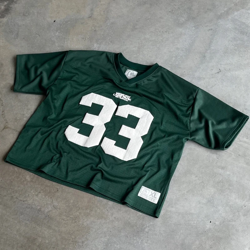 Y2k malha camisa de secagem rápida t camisa respirável streetwear das mulheres dos homens oversized faculdade esportes wear unisex treinamento de futebol wear