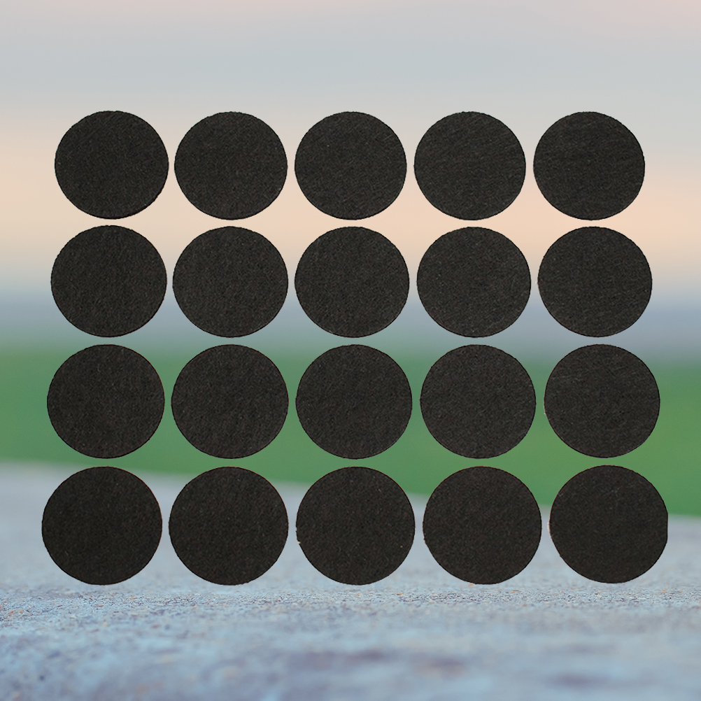 Almohadillas negras para muebles, alfombrillas protectoras redondas para mesas y sillas, protectores para el hogar, 100 piezas