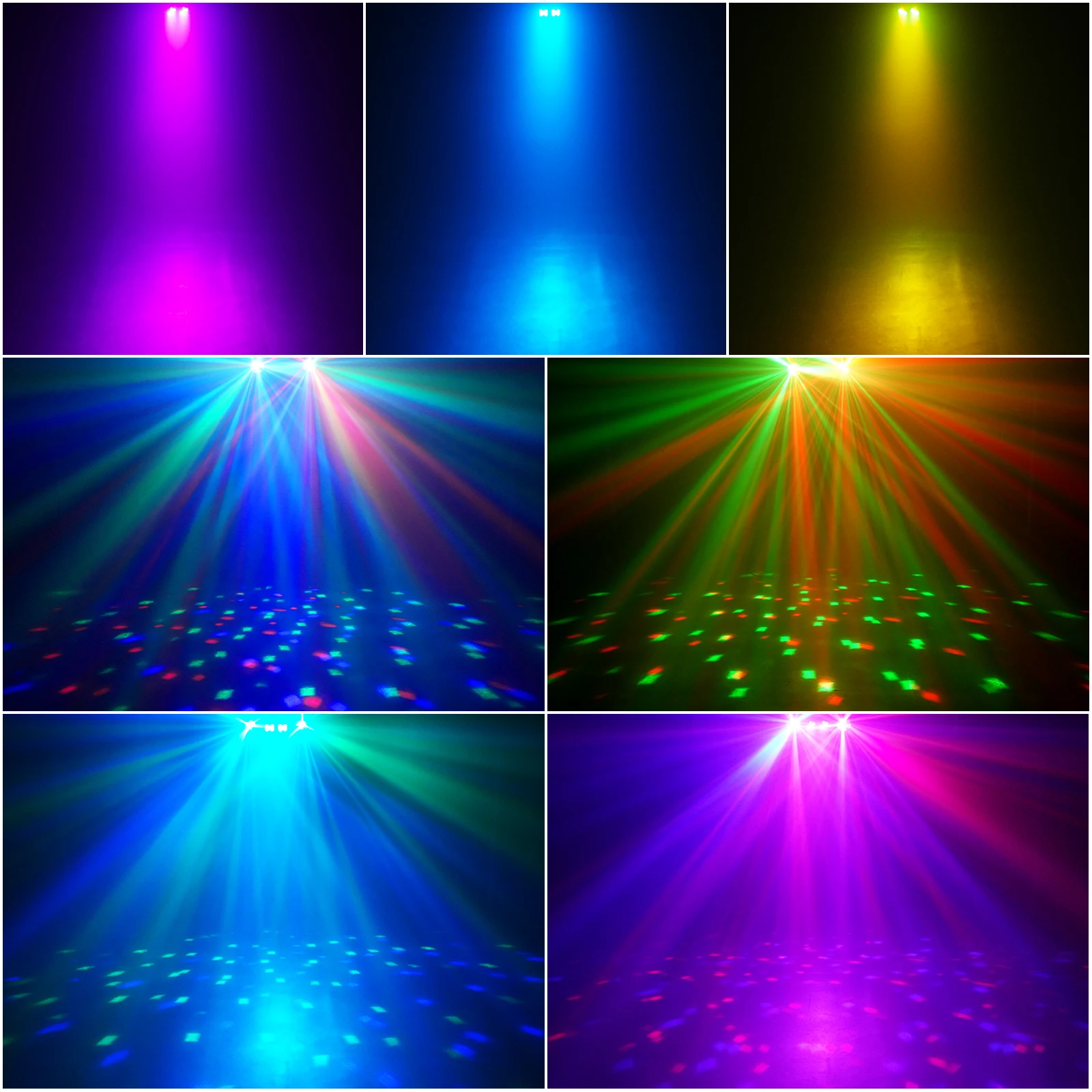 U'King Mini Bracket Effect Lights Mobile Strobe Stage Light Party Light Dj Disco Ball Light Remote Control For DJ Show Party Bar