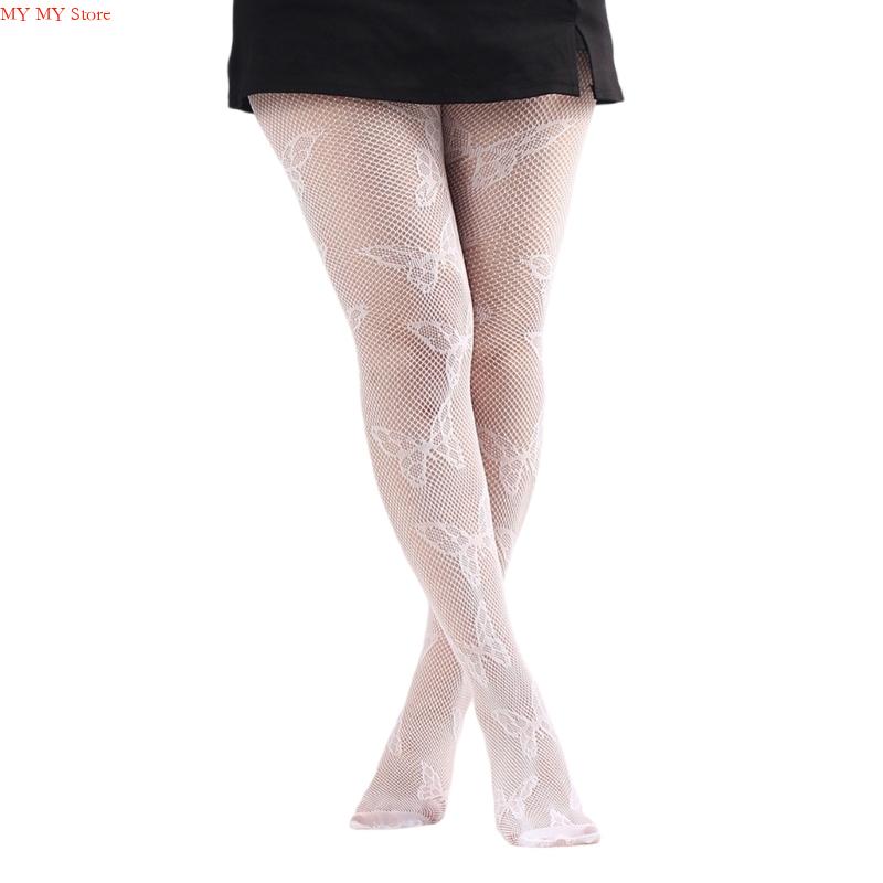 N1He musim panas tipis stoking bermotif tipis untuk wanita renda pantyhose