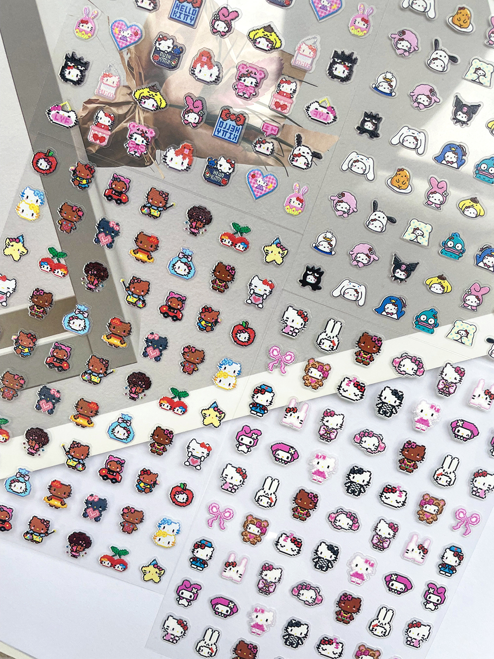 Kawaii милые семейные наклейки для ногтей Senbel Rilakkuma Sanrio Hello Kitty, скрапбукинг, чашка для блокнота, канцелярские принадлежности, декор, наклейки, подарок