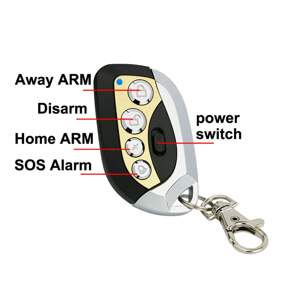 433MHz Universal Remote Control Duplicator for Garage Door/Electric Curtain - Metal Keyfob Clone