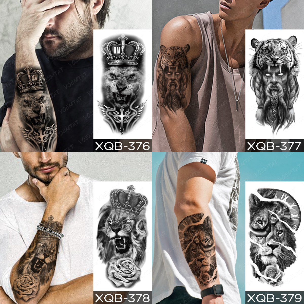 กันน้ําชั่วคราว Tattoo สติก