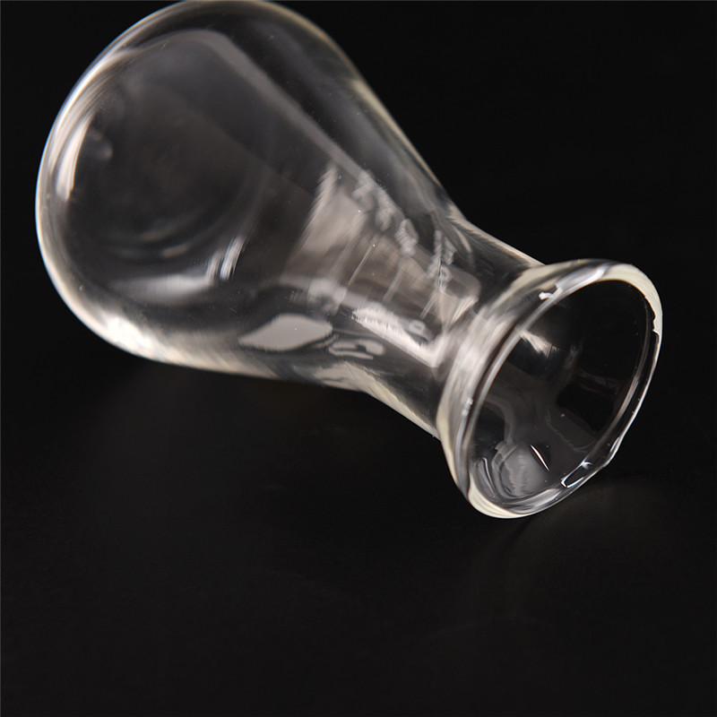 50 ml helder glas brede driehoekige kolf conische erlenmeyer laboratoriumapparatuur