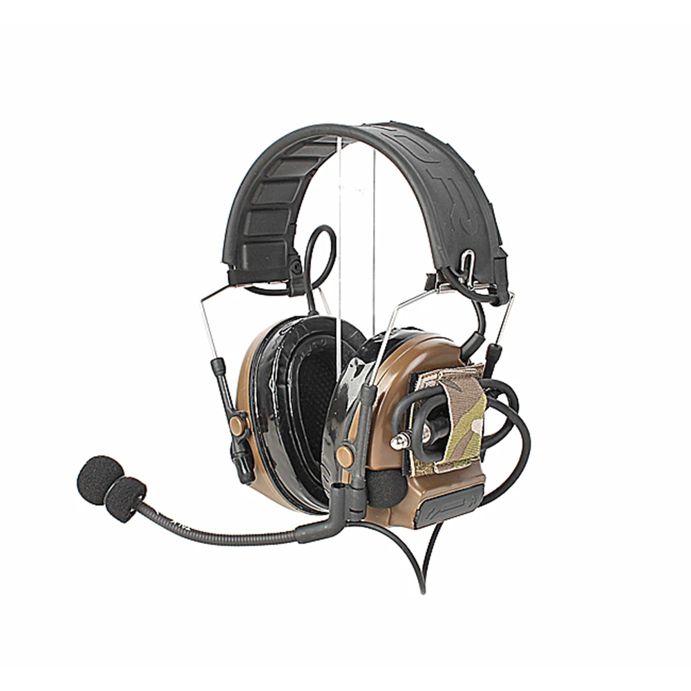 Tactical Headphone Wire Harness Intercom Cable Organizer Ammo Holder Bag Insert Patch Hook Backed Hunting Holster Accessories