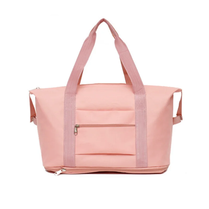 Erweiterbare Handgepäck-Reisetasche mit großem Fassungsvermögen – langlebig, mehrere Fächer, geeignet für Reisen, Fitness, Yoga, Handtasche.