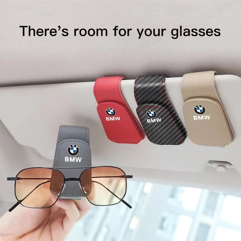 Soporte para gafas de coche, Clip de almacenamiento, accesorios para automóviles para BMW 1 2 3 4 5 6 7 8 Series GT I4 I3 I8 IX X1 X2 X3 X4 X5 X6 X7 IX3