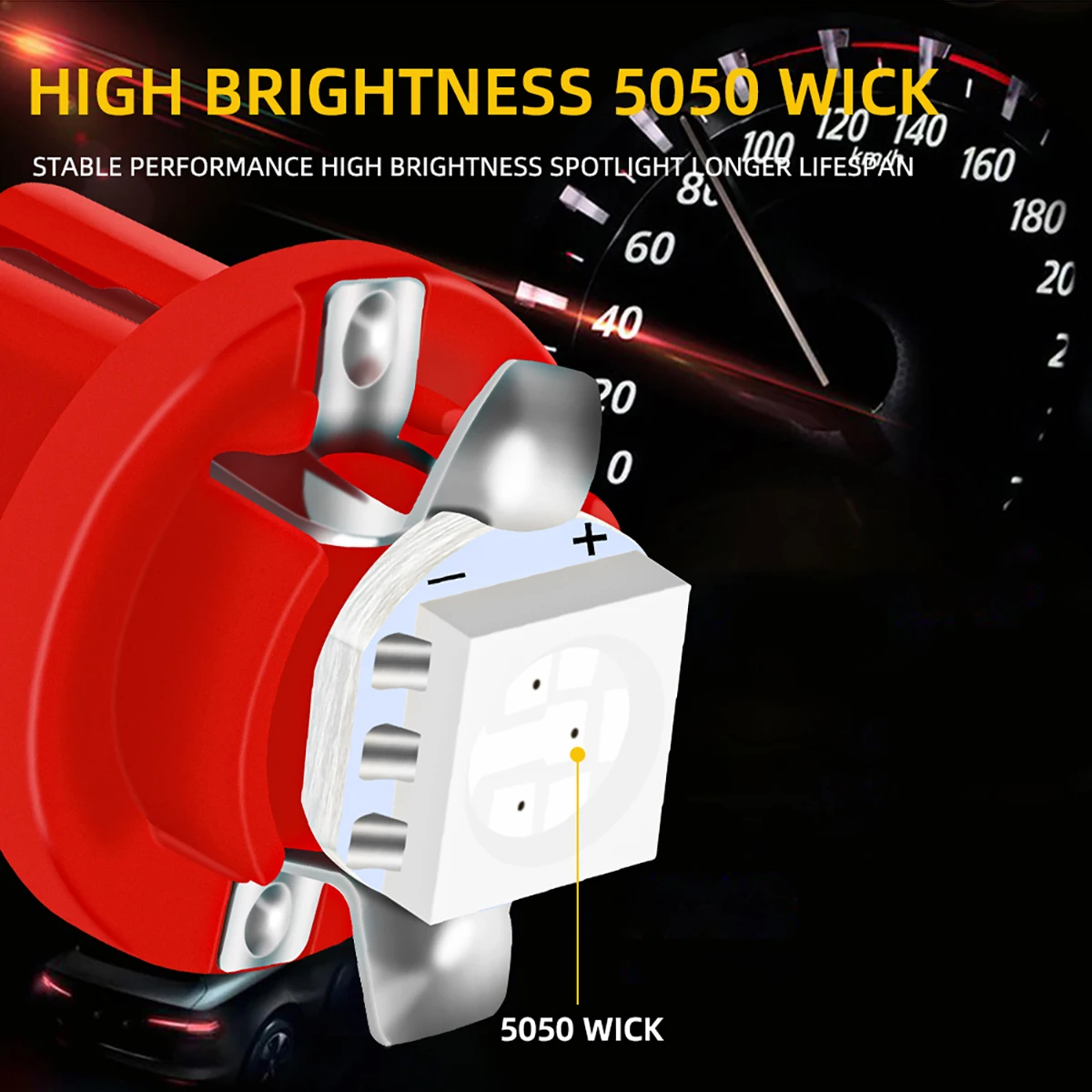 10 Uds T5 B8.5d LED 5050 SMD bombilla Led luz de instrumento Interior de coche tablero de automóvil lámparas de interruptor lateral accesorios de coche blanco