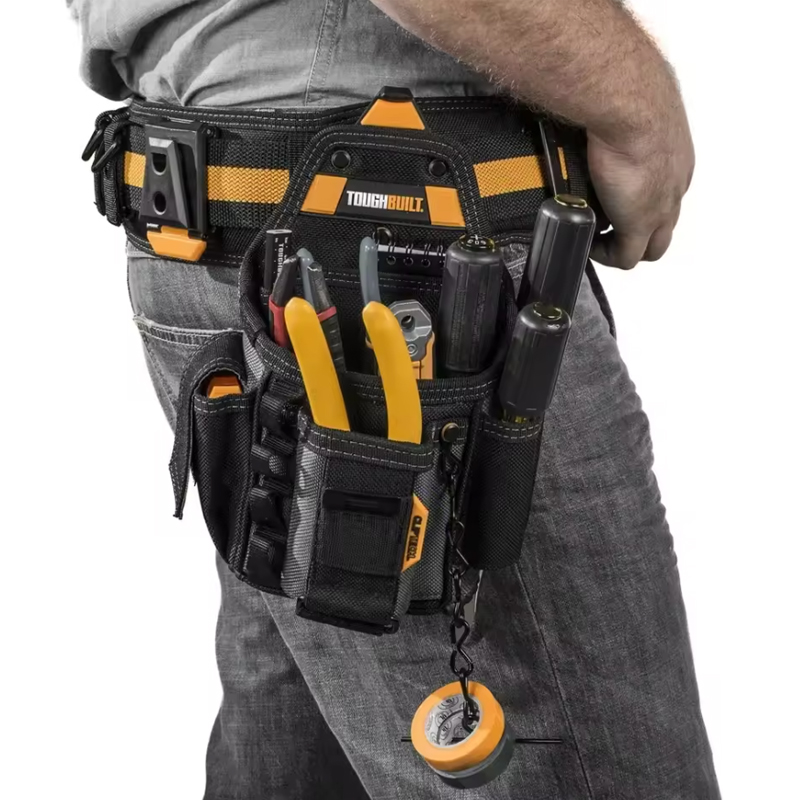 TOUGHBUILT TB-CT-34 Klein elektricienzakje Verstelbaar 13 zakken Robuuste 6-laags constructie Multifunctionele opslag Gereedschapstas