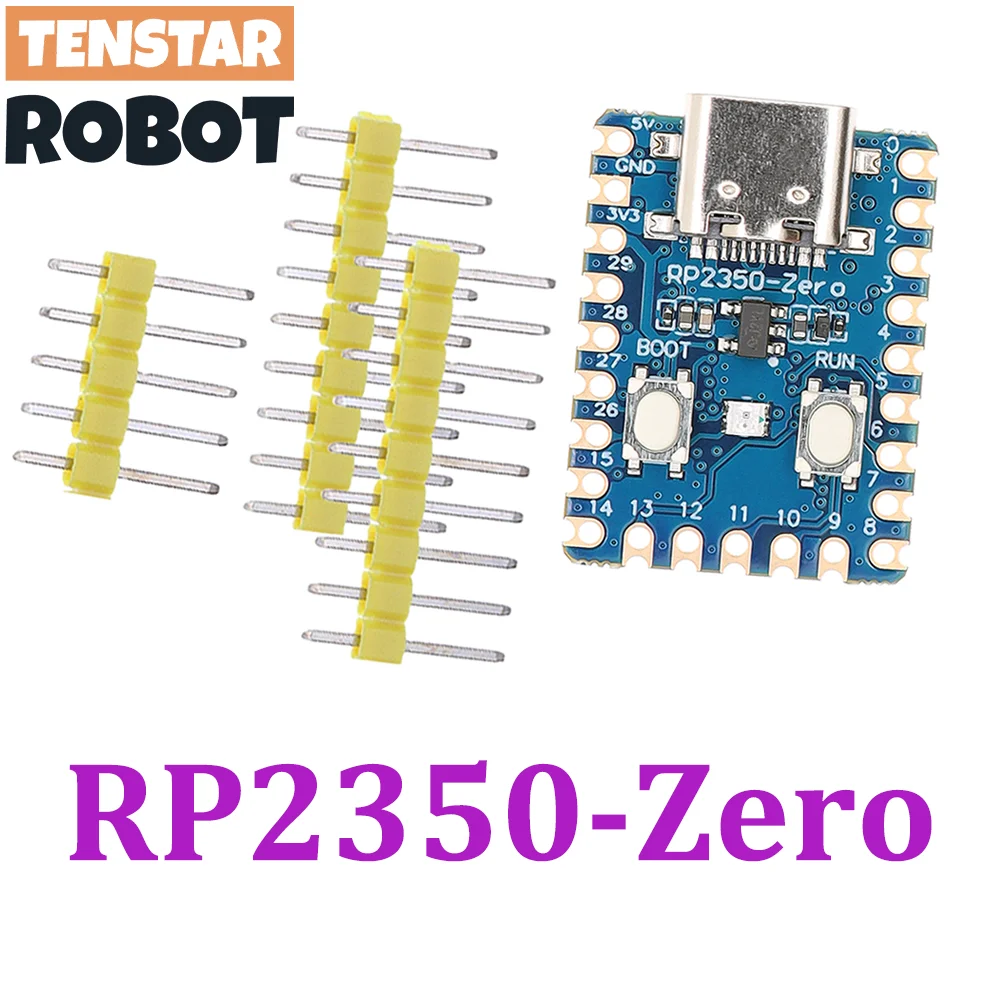 TENSTAR RP2040-Zero RP2040 for Raspberry Pi Microcontroller PICO Development Board Module Dual-Core 2MB Flash RP2350