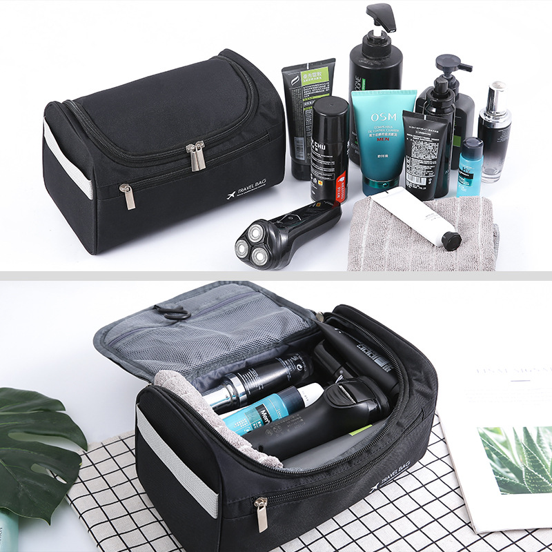 Men Storage Travel Toiletry Cosmetic Makeup Bag Portable Hanging Toiletry Bag Makeup Cosmetic Organizer Case For Bathroom