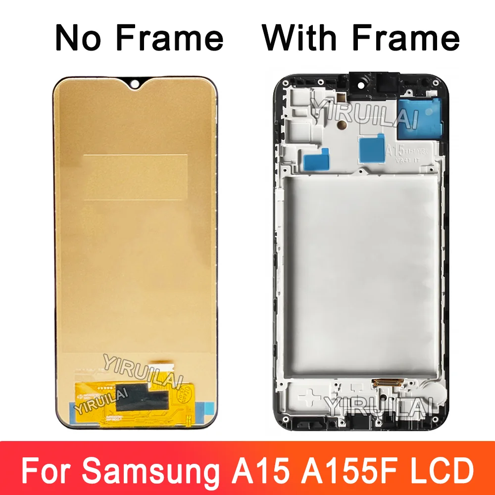 삼성 갤럭시 A15 5G SM-A156B LCD 디스플레이 터치 스크린 디지타이저 어셈블리 교체 부품 용 TFT A15 화면